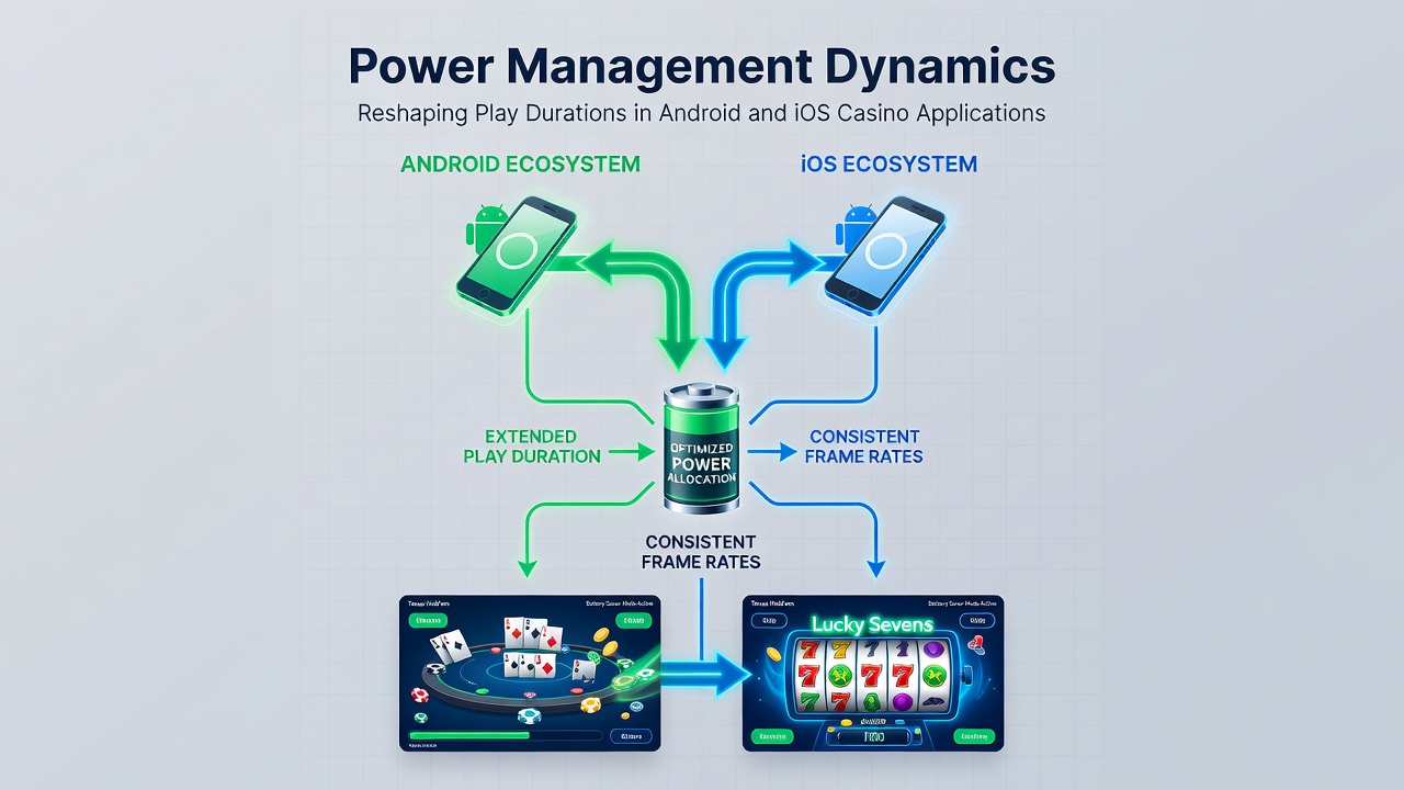 Vergleich von Android- und iOS-Geräten mit Fokus auf Batterieverbrauch in Casino-Anwendungen