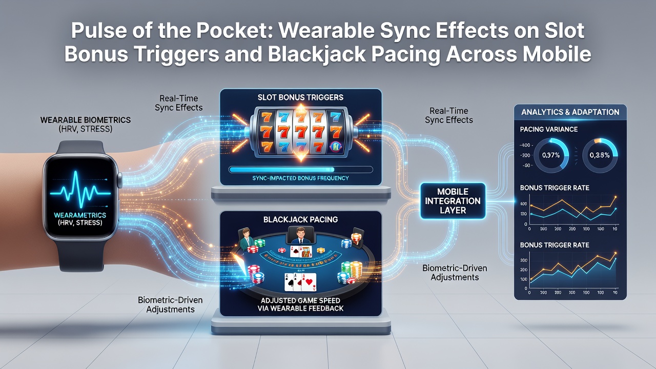 Blackjack-Sitzungen auf Tablets mit Wearable-Synchronisation und Echtzeit-Pacing