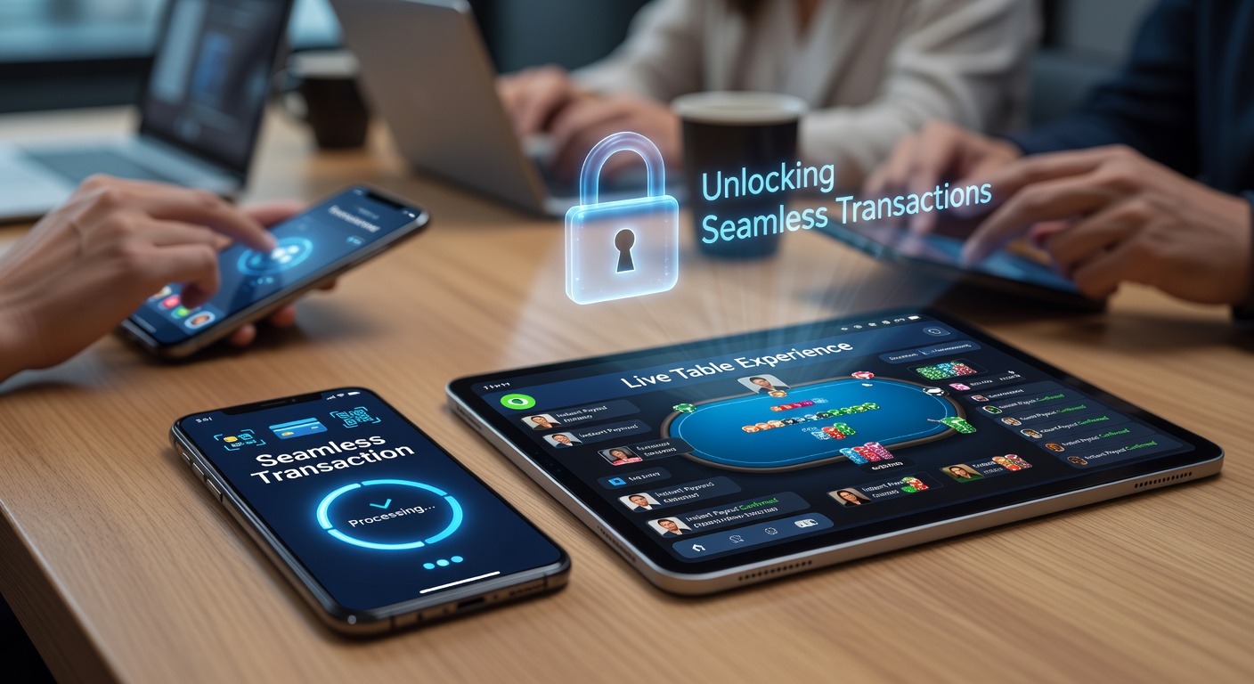 Digitale Geldbörsen ermöglichen reibungslose Zahlungen bei Live-Tischspielen auf mobilen Geräten